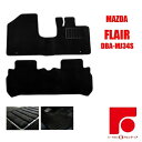 マツダ フレア MJ34S フロアマット 一台分 ブラック 黒 FLAIR マット カーペット カーマット セット 納車 内装 リフォーム 交換 即納