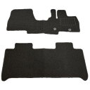 NISSAN 日産 ルークス ROOX B44A/B45A/B47A/B48A フロアマット 1台分 黒 ブラック カーペット カーマット マット 内装 交換 R2/3~滑りにくい 裏面新素材 専用固定フック付き 即納