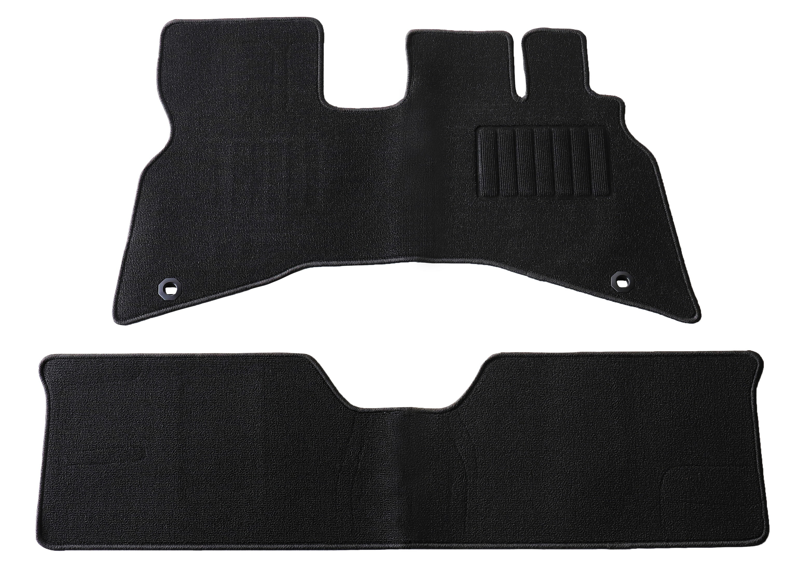 TOYOTA トヨタ タウンエースバン　TOWN ACE VAN　※MT車不可　R2/9～　S403M/S413M　フロアマット マット カーマット　カーペット 1台分 ブラック 黒　納車 滑らない 裏面新素材即納