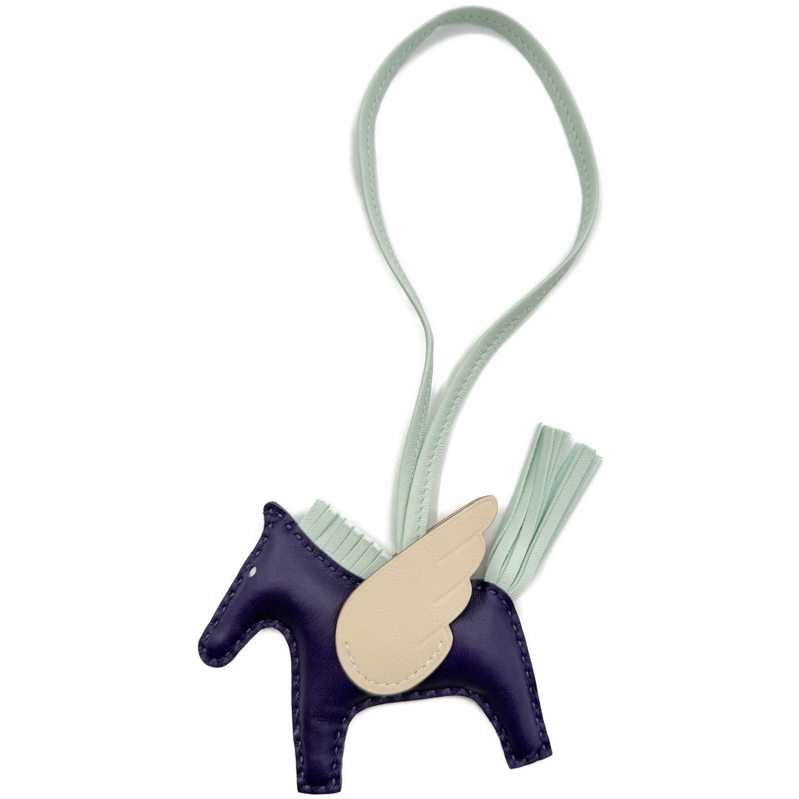 Rakuten - エルメス ロデオPM ペガサス パープル/ペパーミント/クレ アニョーミロ G刻印 新品 HERMES レディース バッグチャーム
