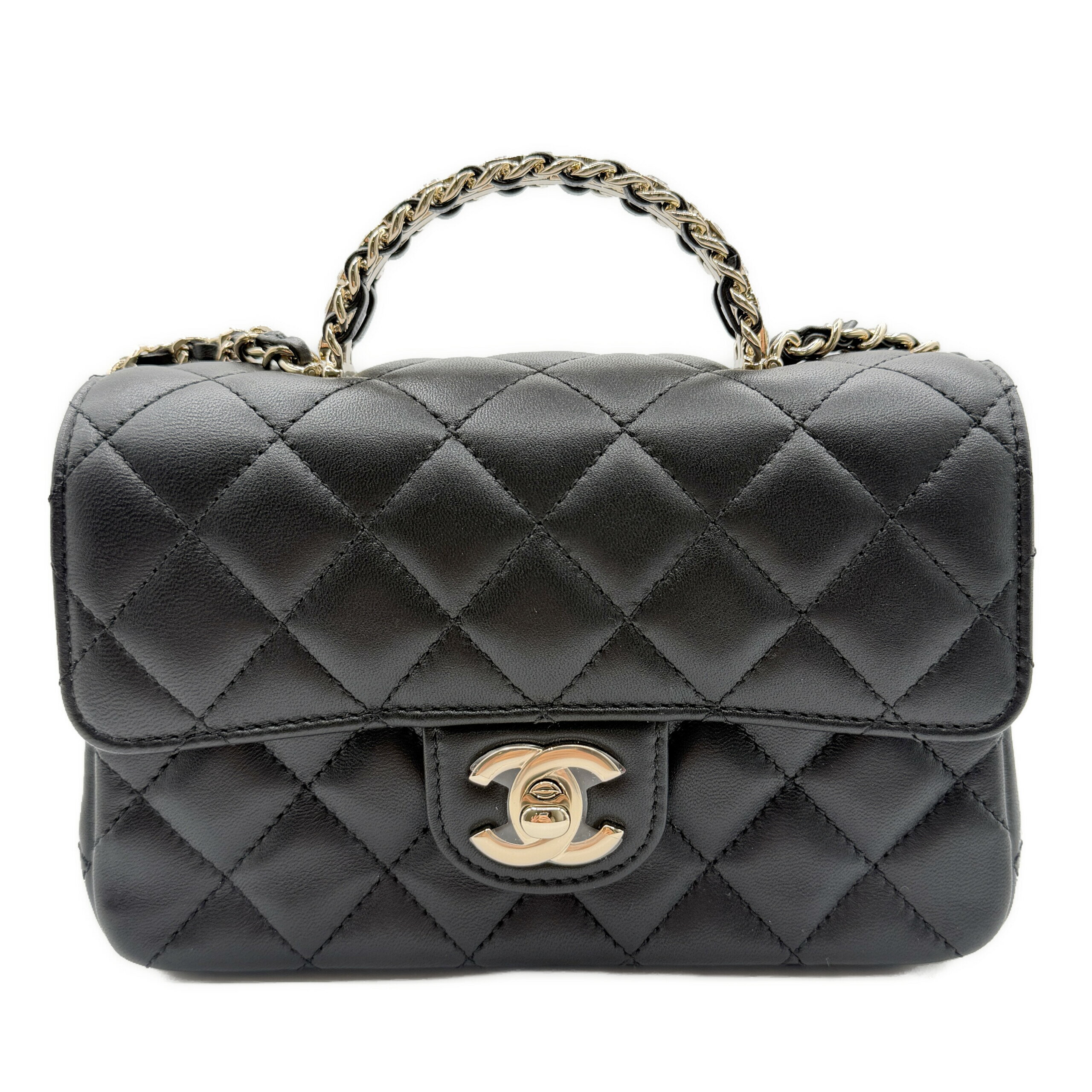 楽天市場】シャネル トップハンドルミニフラップバッグの通販