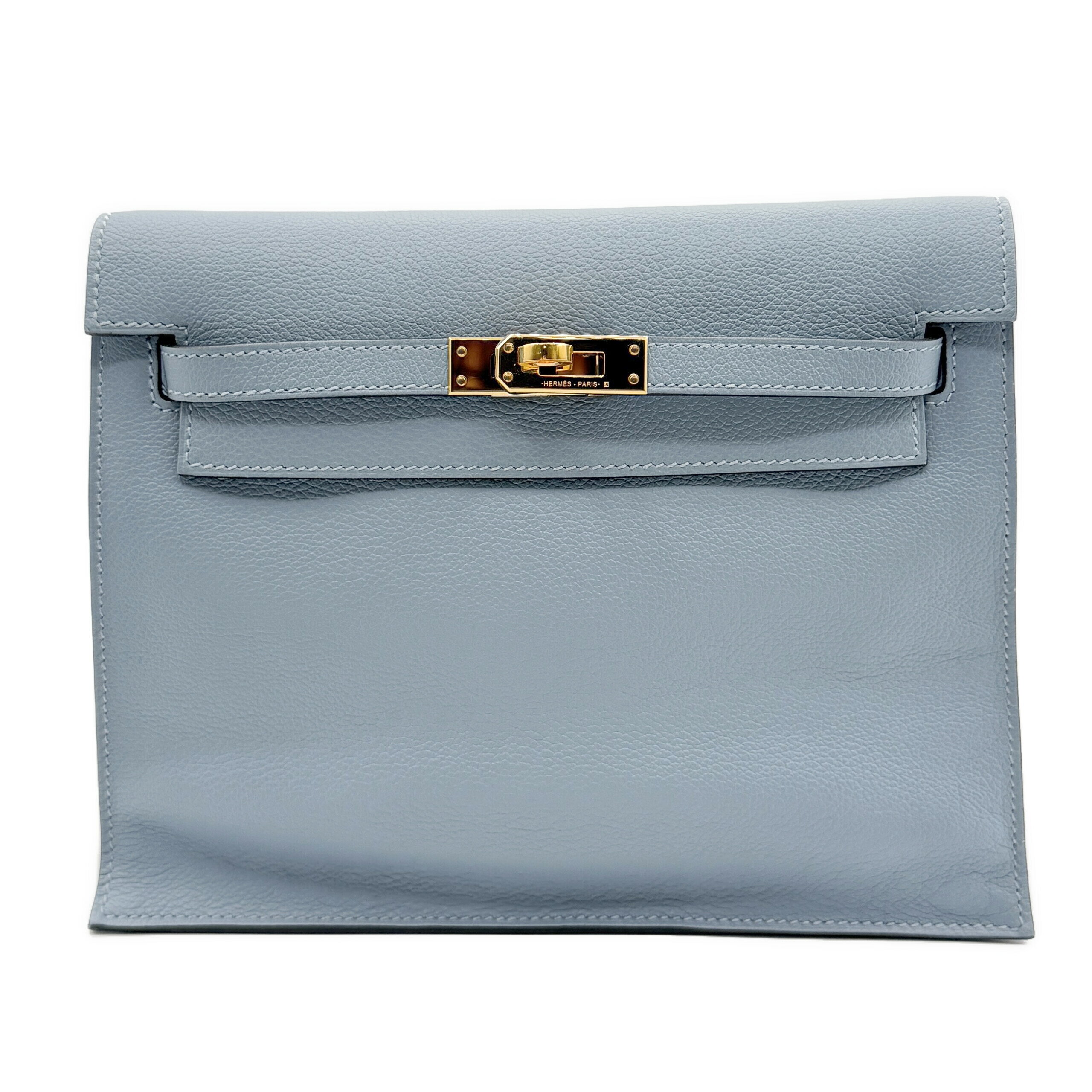 エルメス ケリーダンス ブルーリン エバーカラー ゴールド金具 Z刻印 中古A HERMES メンズ レディース 5WAY ショルダーバッグ