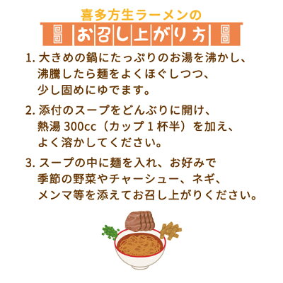 えがおコレクション 【2箱セット】本格ちぢれ麺 喜多方生ラーメン 5食入り×2箱 * 福島県 喜多方ラーメン お土産 おみやげ 送料無料 画像3