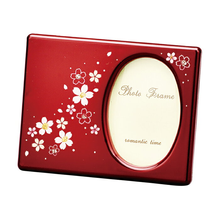 [21-24-12] 朱 プチピクチャー 桜吹雪 *