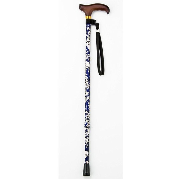 SKステッキ（伸縮・細身）／青花柄（マキテック）AS-80BL