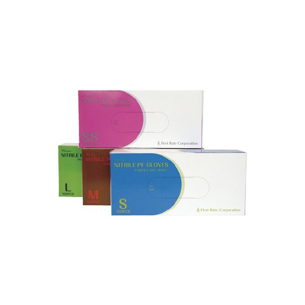 （ケース販売）プレミア・ニトリルPFグローブ／ホワイト Sサイズ 100枚入×10箱 粉なしニトリル手袋（フ..