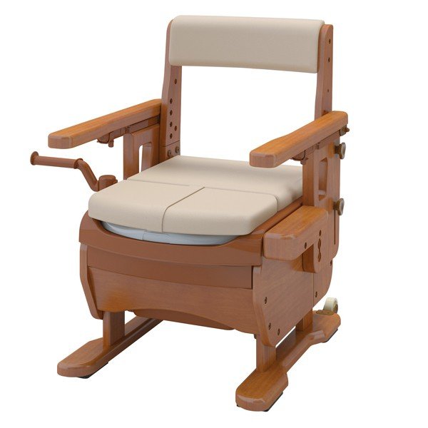 安寿 家具調トイレ セレクトR はねあげワイド（標準便座タイプ）（アロン化成）