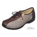 らくらくL007 ブラウン/22.0cm 左右セット(ムーンスター)