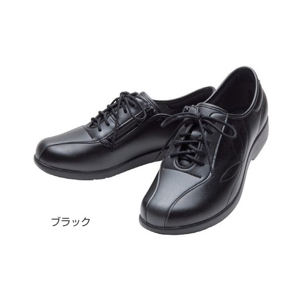 快歩主義L135（足囲3E）／ブラック 23.0cm（アサヒシューズ）