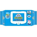 (ケース販売)アテント 流せるおしりふき 無香料 72枚入×12パック