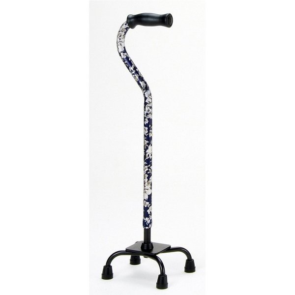 アルミ製4点支柱杖 50シリーズ／青花柄（マキテック）OT-501
