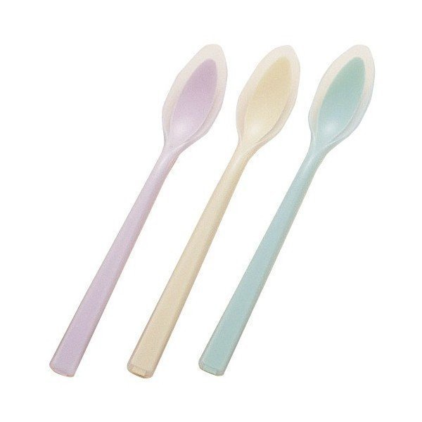 口あたりやさしいスプーン一体深型/大・ブルー(フセ企画)