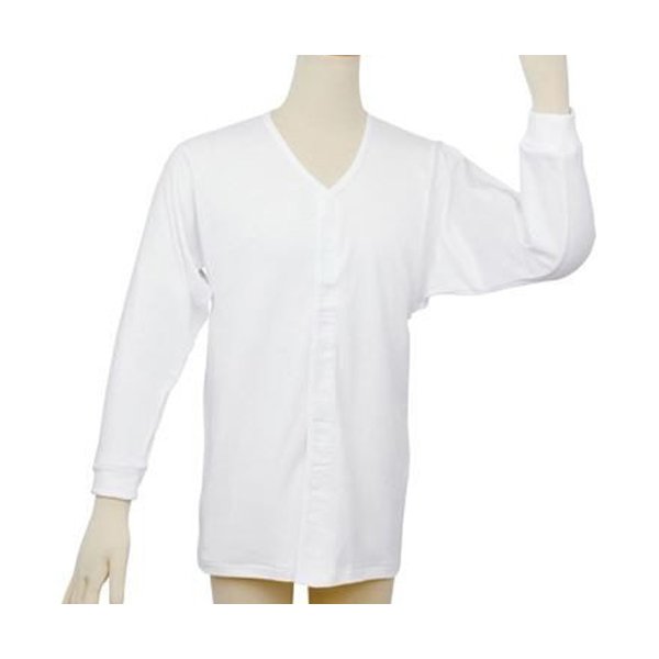 テイコブ 紳士用ワンタッチ肌着 長袖／LLサイズ（幸和製作所）UN06G