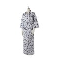 竹虎 ガーゼ寝巻き 婦人用 花柄模様/Sサイズ(竹虎)(4)