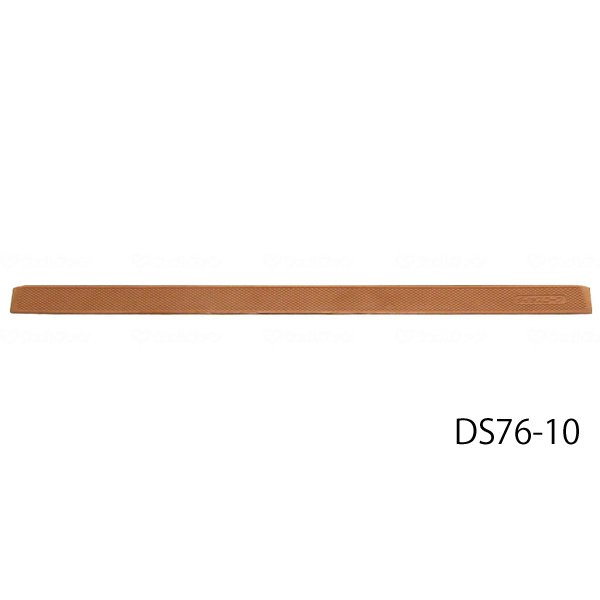 ダイヤスロープ／幅76cm・解消高さ1cm・勾配度数14度（シンエイテクノ）DS76-10　硬質ゴム製段差解消スロープ
