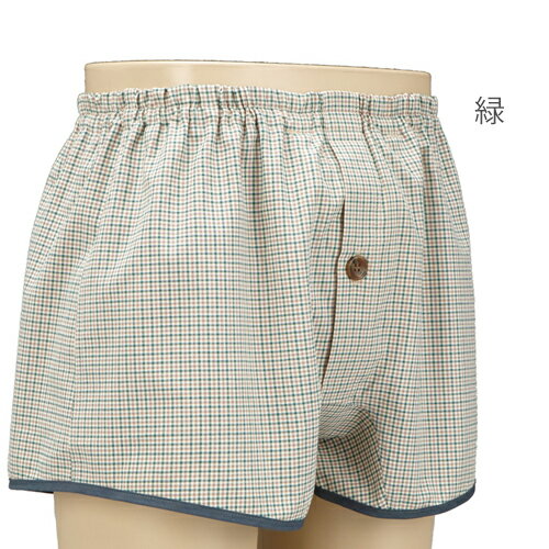 紳士用 不安解消カジュアルパンツ（吸収量25ccm）Lサイズ／緑（エンゼル）3196