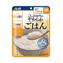 「バランス献立」シリーズは、食べる力が低下した方のために、味はもちろん、見た目の彩りや食べやすさにもこだわった介護食です。 べたつきを抑え、まとまりよく仕上げたやわらかいごはんです。 お湯で温める場合 袋の封を切らずに3分温めてください。 ※火にかけて沸騰させたまま温めないでください。 電子レンジで温める場合 深めの容器に移し、ラップをかけて約40秒（500W）で温めてください。 【主要栄養成分】エネルギー88kcal、たんぱく質1.2g、脂質0.30g、炭水化物21.0g、糖質19.0g、食物繊維2.0g、食塩相当量0.022g、ビタミンB（1）0.50mg【原材料名】精白米（国産）、イヌリン（食物繊維）/トレハロース、増粘剤（キサンタン）、ゲル化剤（ジェラン）、V.B1【内容量】1袋あたり150g【JAN】4987244193346