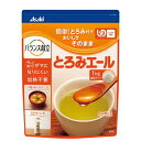 「バランス献立 とろみエール」は、食品に加えるだけで、サッととろみ付けができるとろみ調整食品です。 ●食品に加えるだけで、適度なとろみが付けられます。 ●溶解性に優れ、食品本来の風味を損ないませんので、手軽に様々な食品にお使いいただけます。 【内容量】1kg 【主要栄養成分】（100gあたり）エネルギー：320kcal　たんぱく質：0.4g　脂質：0g　炭水化物：84g　食塩相当量：4g　カリウム：104mg　カルシウム：224mg 【原材料名】デキストリン／増粘多糖類、クエン酸Na、乳酸Ca 【JAN】4987244165947