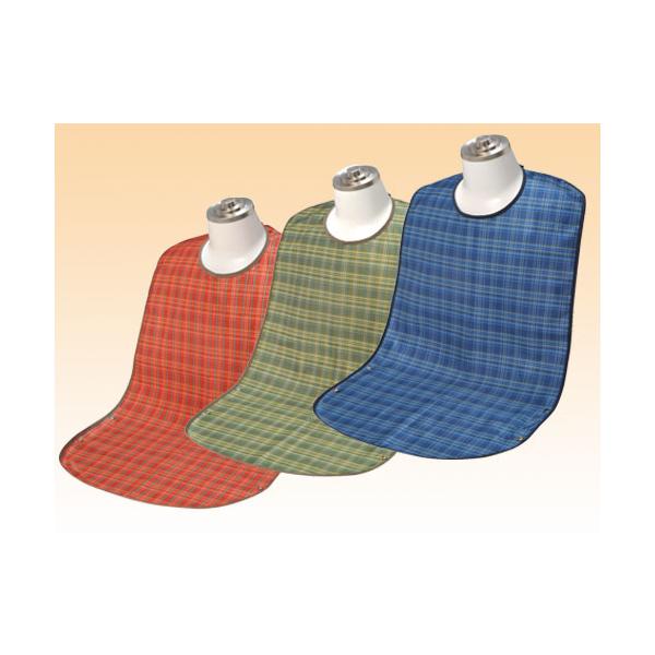 ソフラピレンエプロン チェック2WAYタイプ/グリーン(竹虎)102282