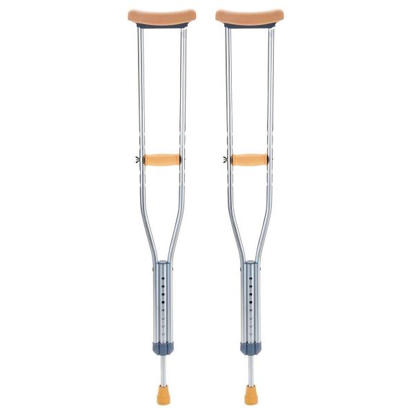 （2本セット）アルミ製松葉杖 Lサイズ（マキテック）MT-L(Y）