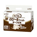 (ケース販売)ライフリー のびーるフィット テープ止め Sサイズ/25枚入×4袋(ユニ・チャーム)約2回分吸収 54732