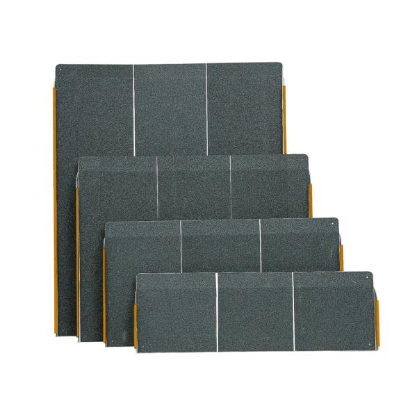 ポータブルスロープエッジ付き アルミ1枚板タイプ 全長40cm／PEK040（イーストアイ）使用可能段差2〜9cm