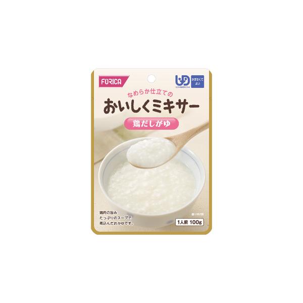 （12個セット）鶏だしがゆ 100g／おいしくミキサー（ホリカフーズ）567750 かまなくてよい固さの介護食