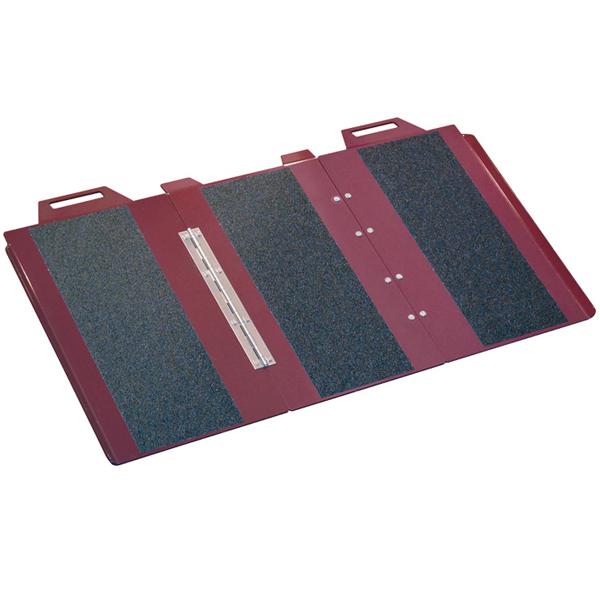 折りたたみ式 コンパクトアルミスロープ（シンドー）対象段差12cmまで 段差解消スロープ