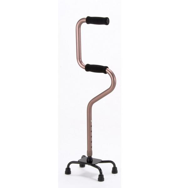 2段階4点支柱杖（ショートサイズ）ブラウン（マキテック）OT-31BR