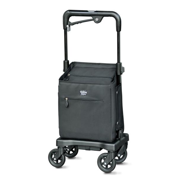 アイカートフリー（レインカバー付き）／ブラック（須恵廣工業）横押しカート No.835