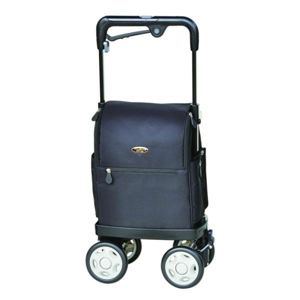 アイカートラブII（レインカバー付き）／ブラック（須恵廣工業）横押しカート No.810