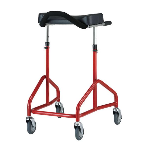 アルコースリム／レッド（星光医療器製作所）100607 室内専用歩行車