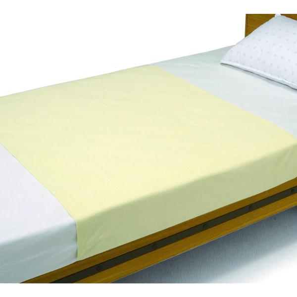 パイルシーツ／黄色（竹虎）102132 防水シーツ部分タイプ