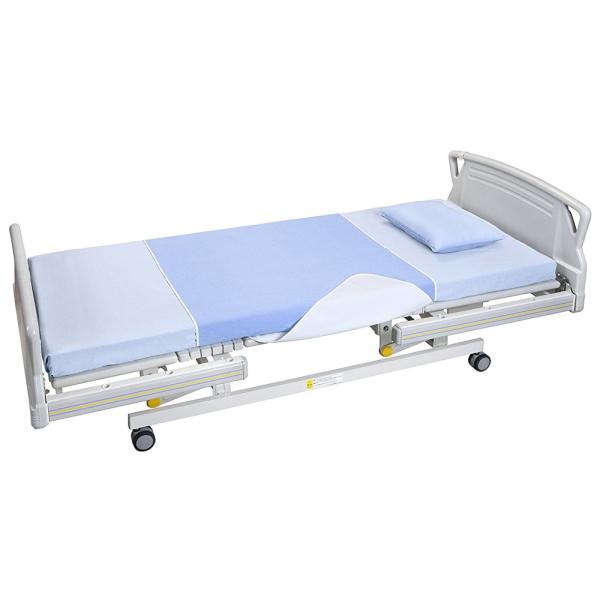 ハビナース 耐熱防水デニムシーツ M／サックス（ピジョン）1005887 防水シーツ部分タイプ