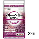 【 お買い得!お買い得! 送料無料】 AFCサプリメント ブルーベリー&カシス 20粒 10日分 2個セット デスクワーク パソコン 携帯 おすすめ