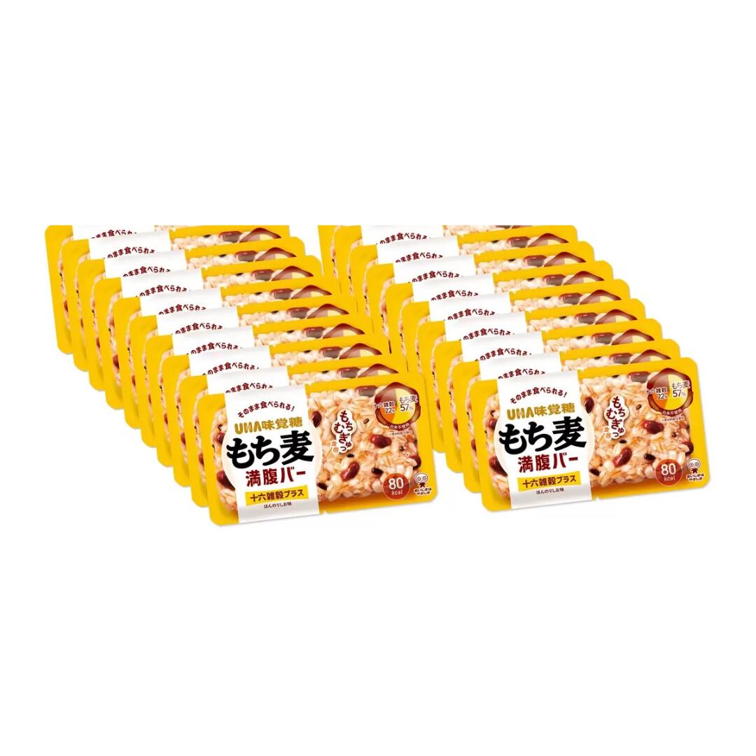 UHA味覚糖 もち麦満腹バー 十六雑穀プラス 55g　20袋入り