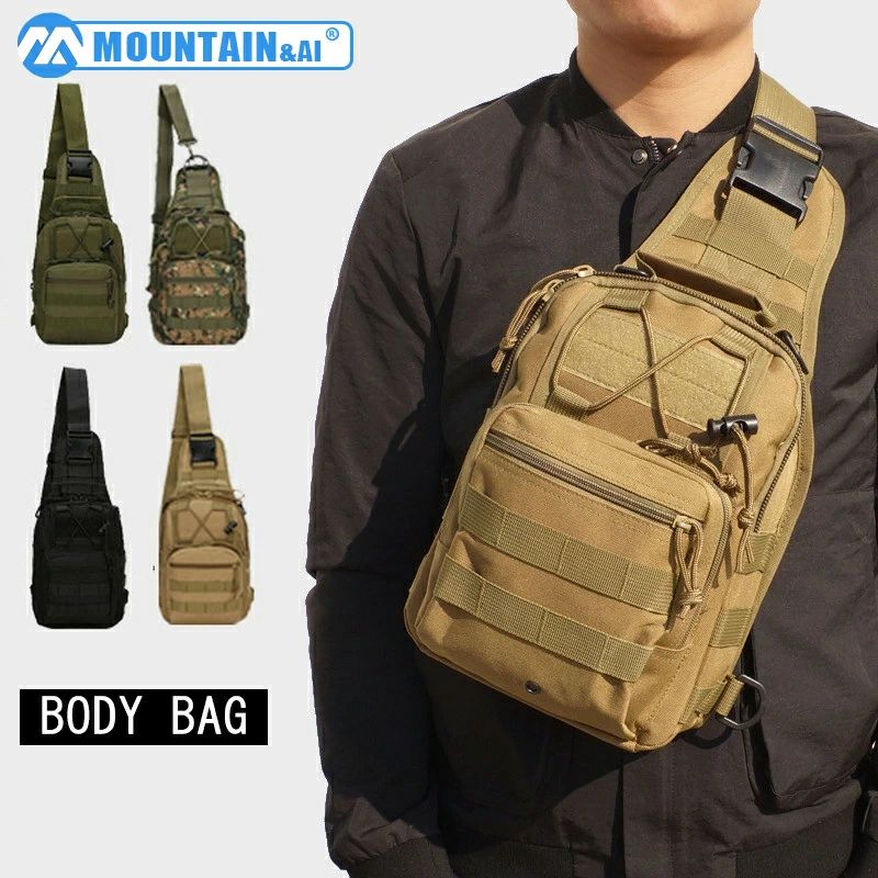 Rakuten - ボディバッグ アウトドア 帆布バッグ 軍用品 軽量 男性 斜め掛けバック ワンショルダーバッグ メンズ 小さめ メンズ レディース 小型肩掛け かばん 自転車 ユニセックス 個性
