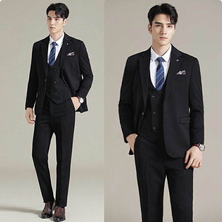 スリーピーススーツ メンズ 秋冬 ビジネス スリム 1つボタン ダブルボタンベスト 大きいサイズ セットアップ メンズ フォーマル オシャレ おしゃれ カジュアル スタイリッシュ 細身 通勤 結婚式 成人式 春 夏 オールシーズン 送料無料