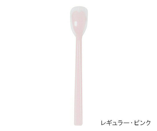 口あたりやさしいスプーン 一体型・レギュラー ピンク KU-04P