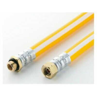 カクイチ インダス パスカル 4-4S イエロー＋ホワイトライン入り ホースのみ φ8.5mm×50m×2本