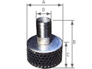 ■用途吸水用■仕様●材質：SUS304 呼称 D (mm) B (mm) A (mm) C (mm) 20 (3/4") 19.2 130 87 65 25 (1") 25.4 130 87 65 32 (1・1/4") 32 140 127 65 40 (1・1/2") 38 140 127 65 50 (2") 50.8 150 127 65 65 (2・1/2") 63.6 190 168 90 80 (3") 76.3 200 168 90 100 (4") 101.6 220 194 90