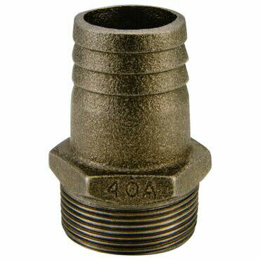 大阪継手バルブ No17 黒 FC200 ネジ込型 ホースニップル(竹の子) 125A