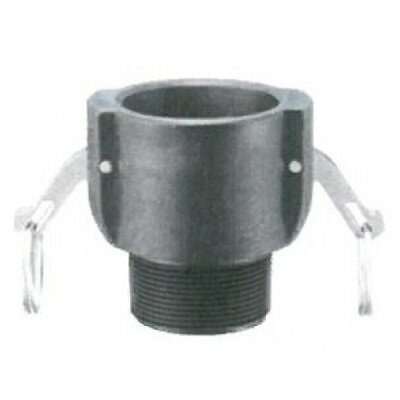 小澤物産 レバーカップリング OZ-B-PP-1(25A) オスネジ型カプラー ポリプロピレン