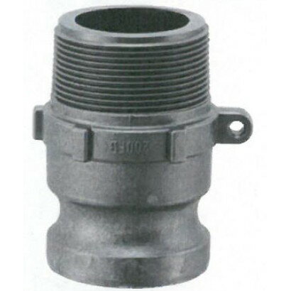 小澤物産 レバーカップリング OZ-F-PP-1・1/2(40A) オスネジ型アダプター ポリプロピレン