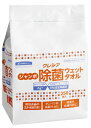 クレシア ジャンボ除菌ウェットタオル 詰め替え用 64135 6パック入(1ケース)