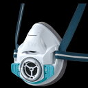 シゲマツ 防じん・防毒マスク TW01C WH S 1個(受注生産品)