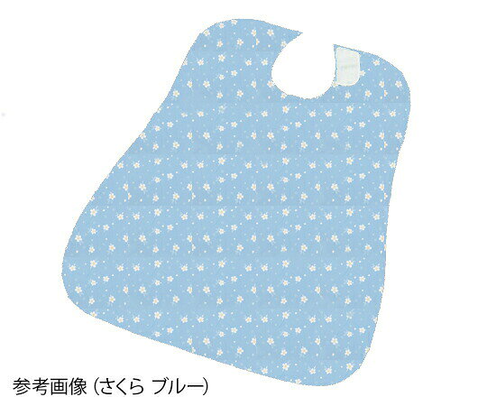 ※画像はイメージです※本商品は、メーカー取り寄せ商品となります※掲載商品は予告無く販売終了となっている場合があり、出荷確約をするものではありません■特徴●軽くて丈夫な生地です●洗濯して、清潔に使用できます。●面ファスナーで着脱が容易です。●おしゃれな柄の防水エプロンです。■仕様●柄：さくら●色：ブルー●材質：ポリエステル100%(裏面アクリルコーティング)●首回り：〜約47cm(面ファスナー式)●幅×丈：750×900mm●入数：1袋(1枚入)●防水加工●洗濯方法：洗濯可（40℃）/脱水機可/乾燥機可（60℃）