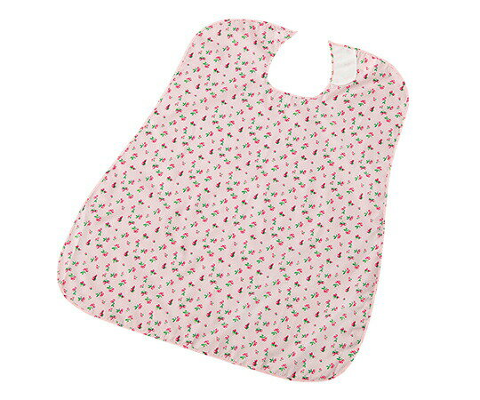 さわやか食事用エプロン つぼみ ピンク