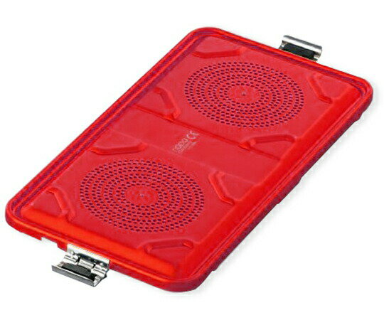 滅菌コンテナ L用蓋 レッド