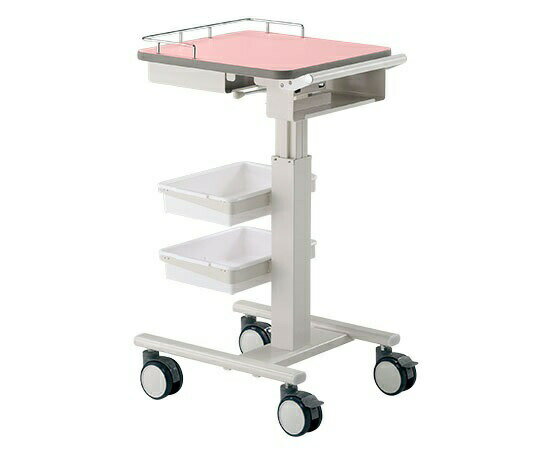 ナースカート(昇降タイプ) ピンク